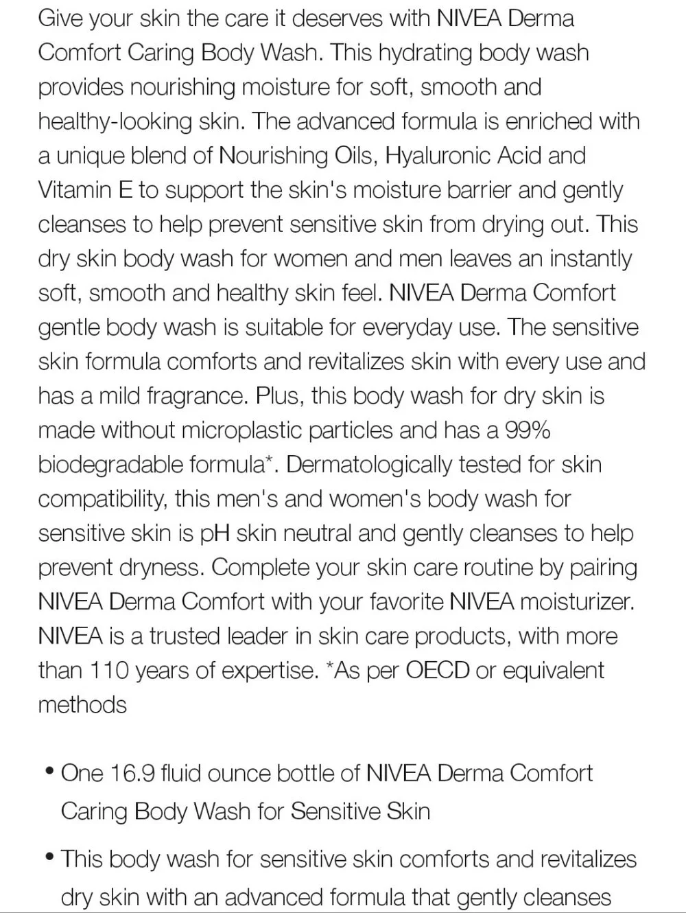 Nivea this listing